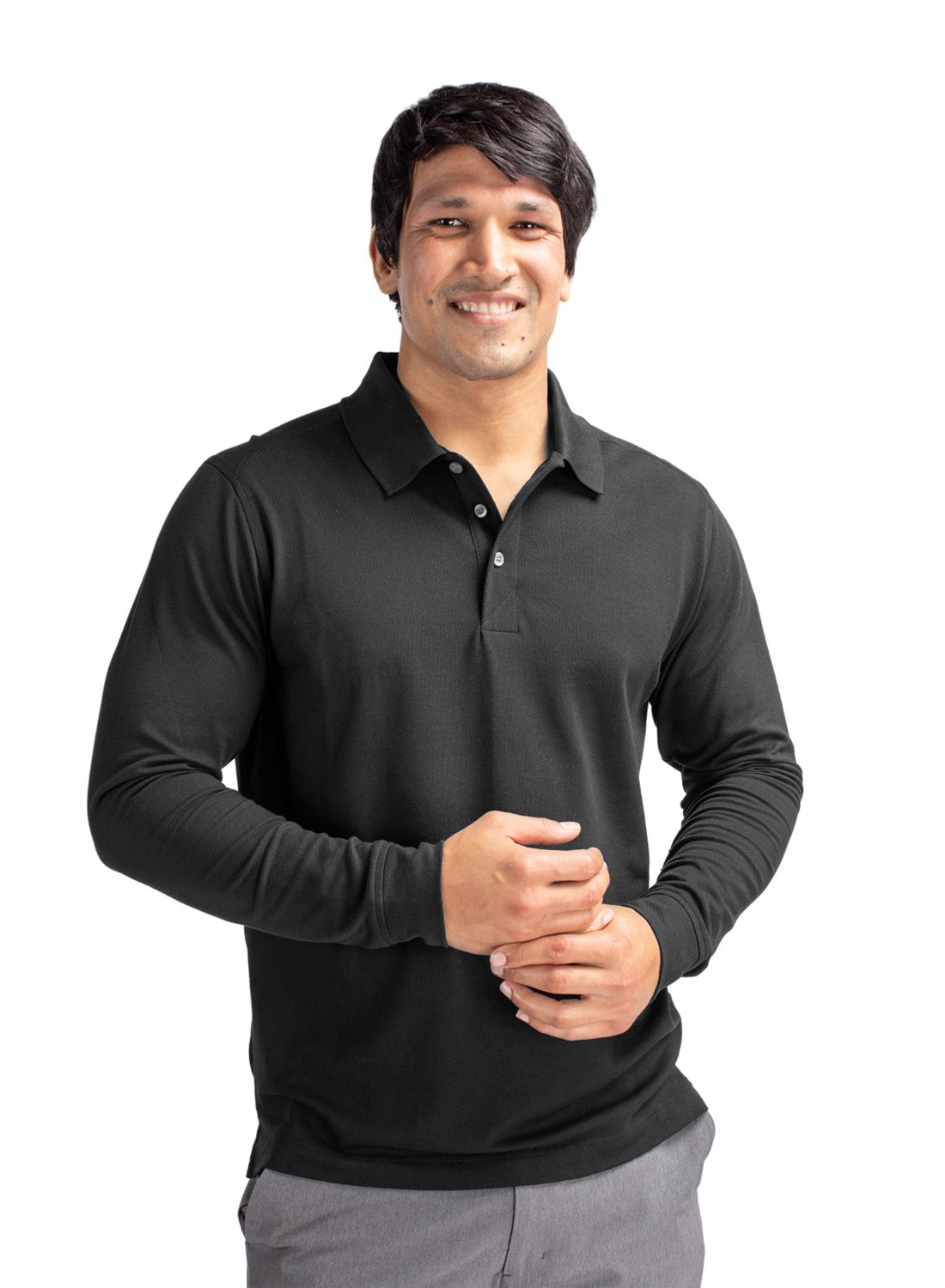 Men's Advantage Long Sleeve Polo